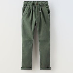Zara Boys Stretch Pleated Pants
